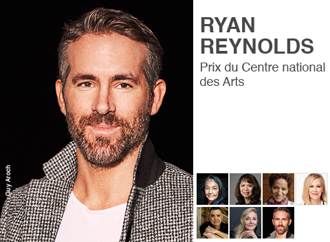 Ryan Reynolds, lauréat du Prix du CNA 2020