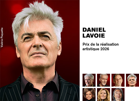 Daniel Lavoie - Prix de la réalisation artistique 2026